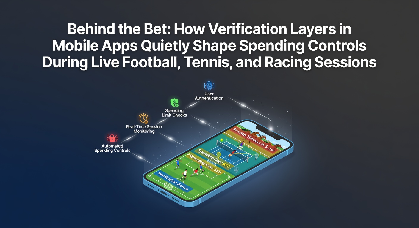 Mobile betting app interface showing verification prompts during a live football match