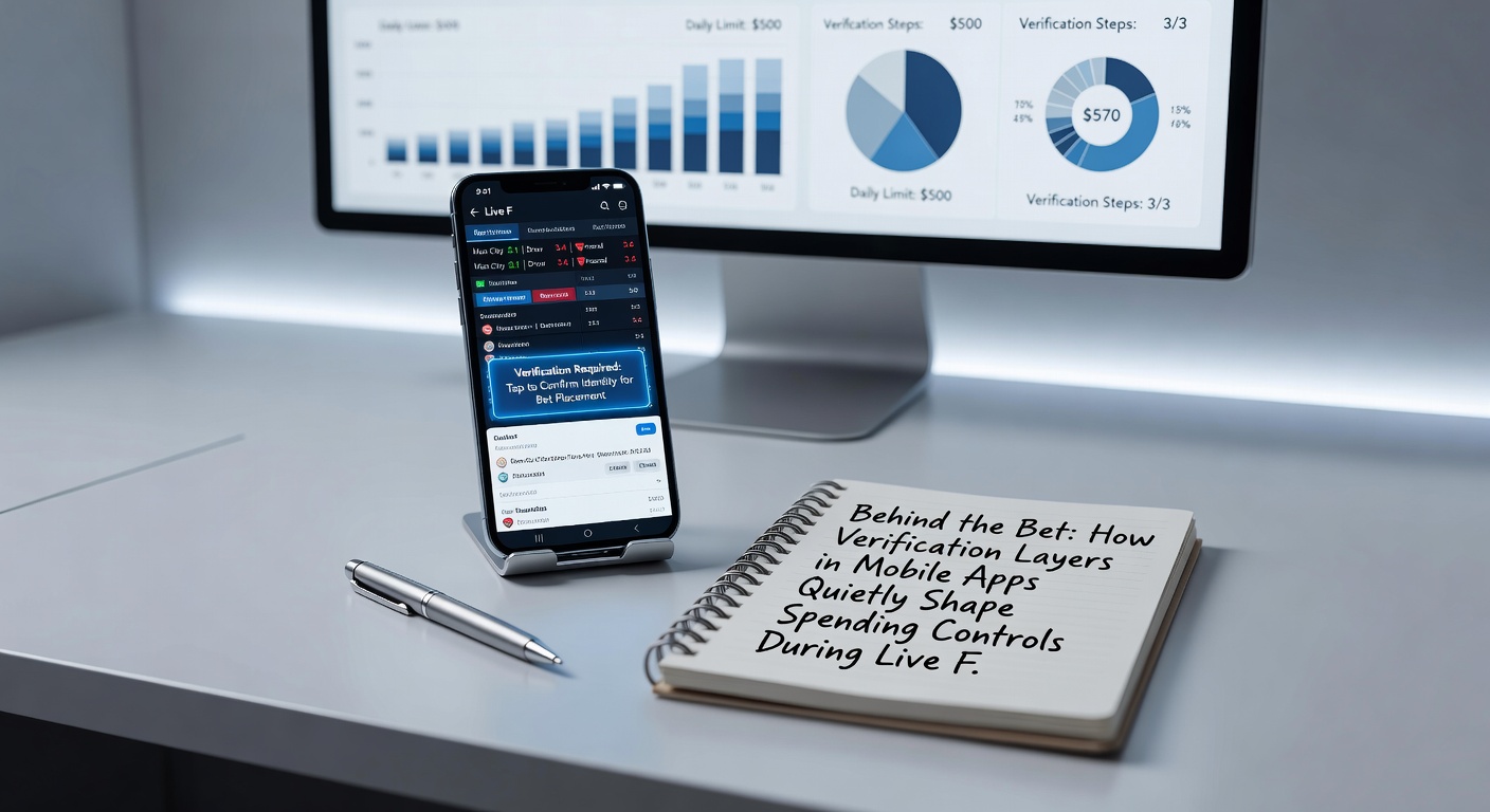 User reviewing spending limits on a mobile racing betting app during a live event