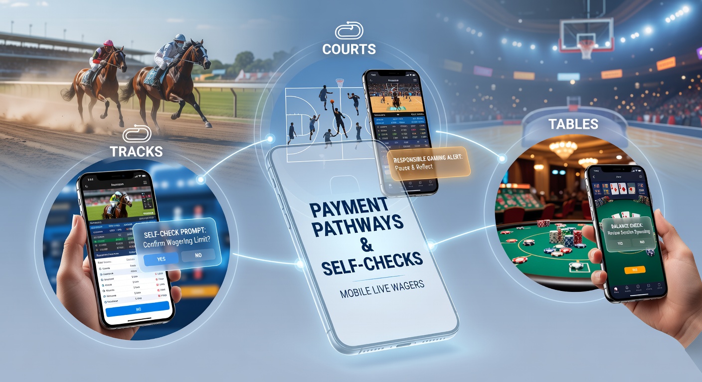 Close-up of a mobile screen displaying a self-check notification during a live casino table wager with payment details